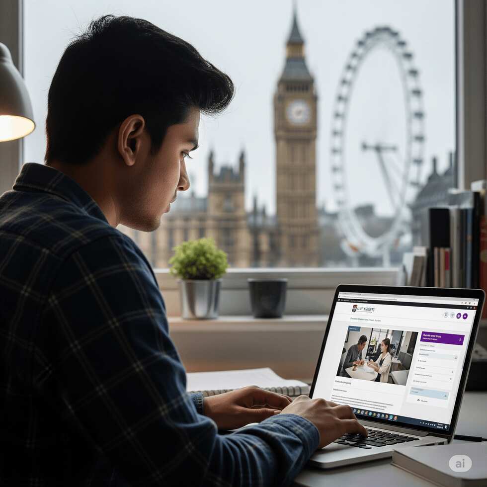 UK online degrees for international students 2025